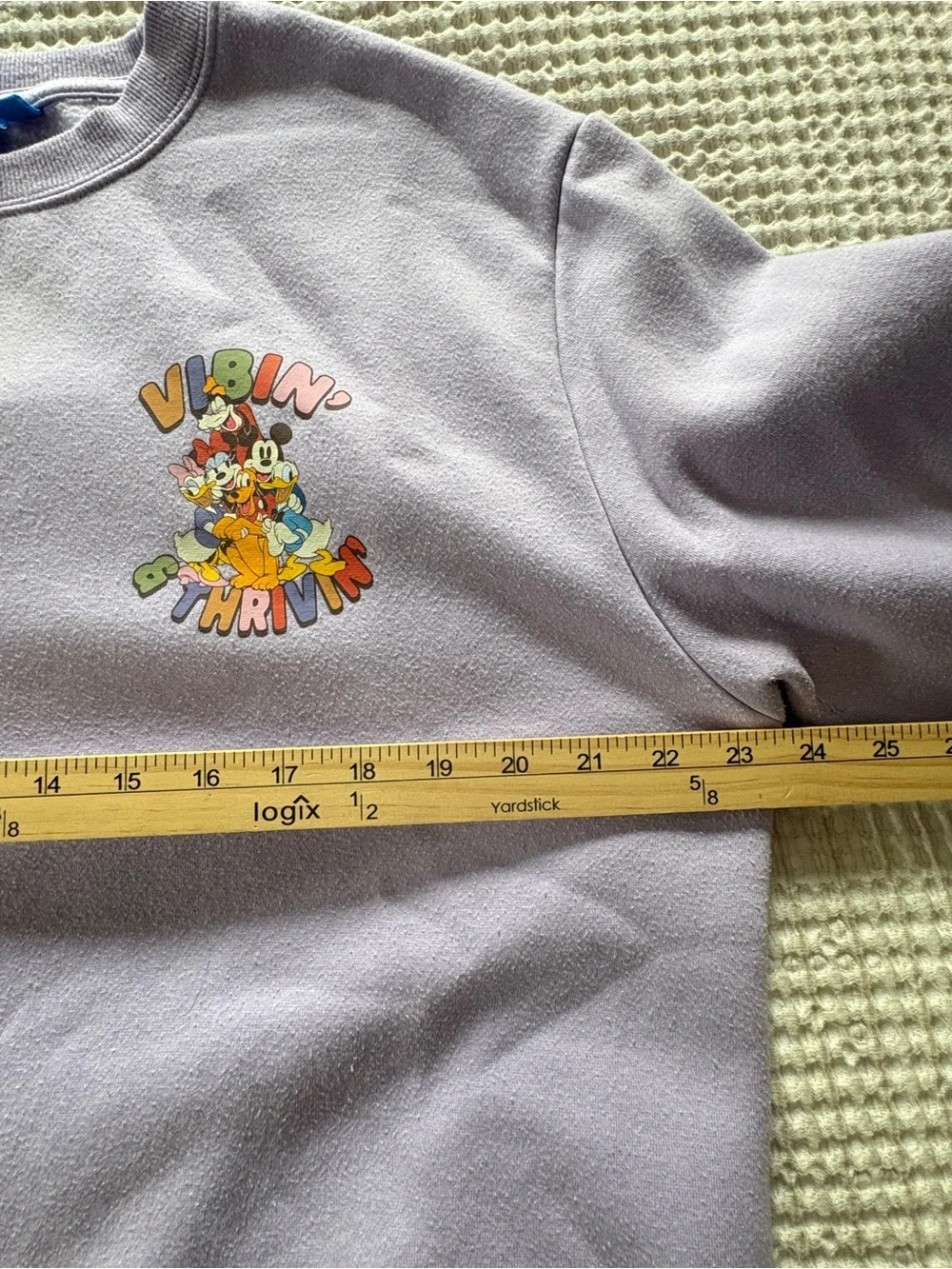 Mickey and Friends Lavender Disney Crewneck Sweatshirt — Vibin' & Thrivin' Sz L